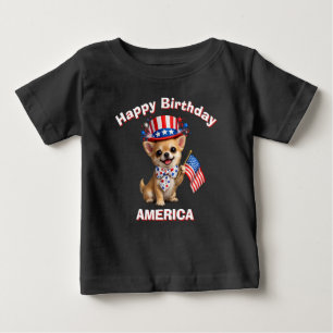 Chihuahua (2ad) Patriottisch Kinder T-Shirt