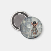 Chihuahua About Town In Paris Magneet (Voorkant / Achterkant)