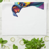 Chihuahua  Abstract Painting  Colour  Cute Dog (1) Theedoek (Gevouwen)