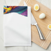 Chihuahua  Abstract Painting  Colour  Cute Dog (1) Theedoek (Quarter Fold)