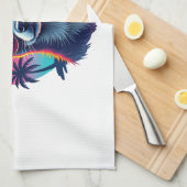 Chihuahua Abstract Painting Colour Cute Dog Cop Theedoek (Quarter Fold)