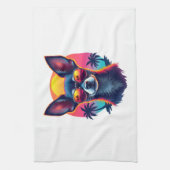 Chihuahua Abstract Painting Colour Cute Dog Cop Theedoek (Verticaal)