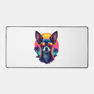 Chihuahua Abstract Schilderij Kleur Cute Hond Kopi Bureaumat