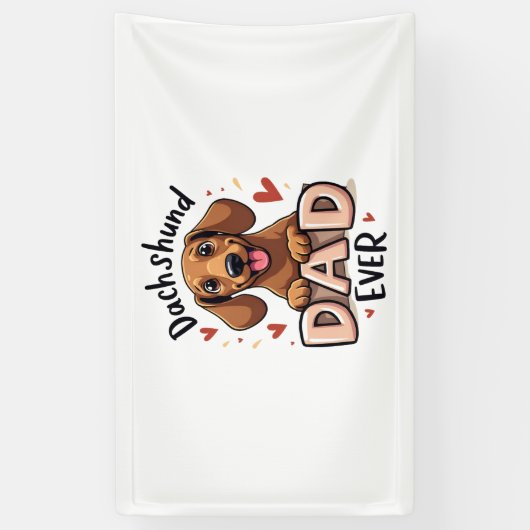 Chihuahua Abstract schilderij Kleur Leuke Hond Spandoek (Verticaal)