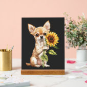 Chihuahua   acryl bord (Huwelijk)