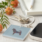 Chihuahua Acrylic Keychain (Voorkant Rechts)