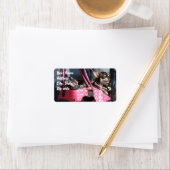 Chihuahua Adresetiketten Etiket (Insitu)