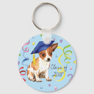 Chihuahua Afstuderen Sleutelhanger