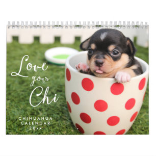 Chihuahua Agenda 2026 Love Your Chi Voeg Foto Toe Kalender