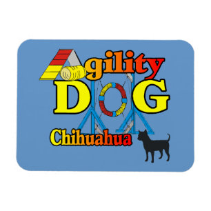 Chihuahua Agility Magneet