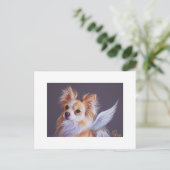 Chihuahua Angel Briefkaart (Staand voorkant)