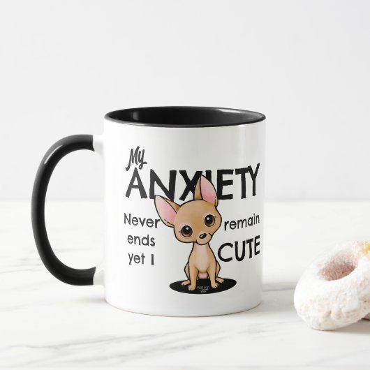 Chihuahua Angst  Mok (Met donut)
