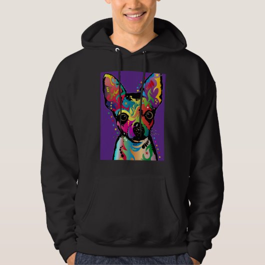 Chihuahua Art Hoodie (Voorkant)