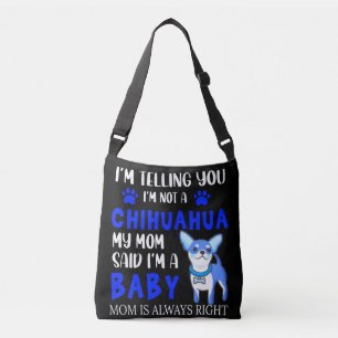 "CHIHUAHUA BABY" MOM TAS. CROSSBODY TAS