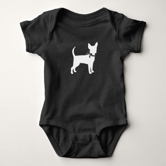Chihuahua-Baby shower Romper (Voorkant)