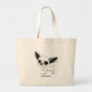 Chihuahua Bag Grote Tote Bag