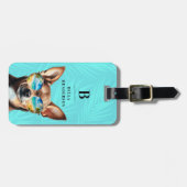 Chihuahua bagage labels (Voorkant horizontaal)