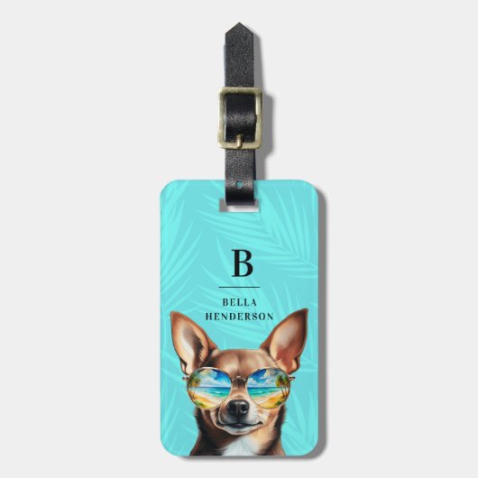 Chihuahua bagage labels (Voorkant verticaal)