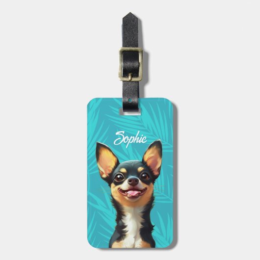 Chihuahua bagage labels (Voorkant verticaal)