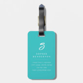 Chihuahua bagage labels (Achterkant verticaal)