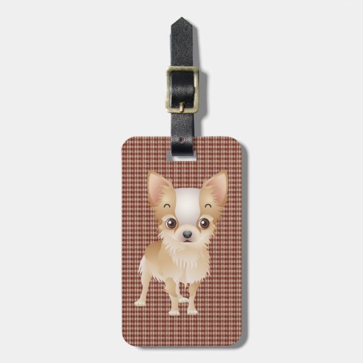chihuahua bagagelabel (Voorkant verticaal)