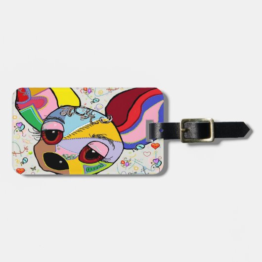 Chihuahua Bagagelabel (Voorkant horizontaal)