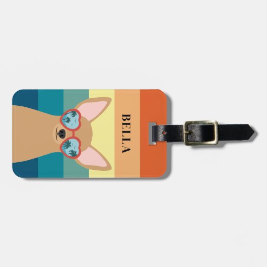 Chihuahua Bagagelabels (Voorkant horizontaal)