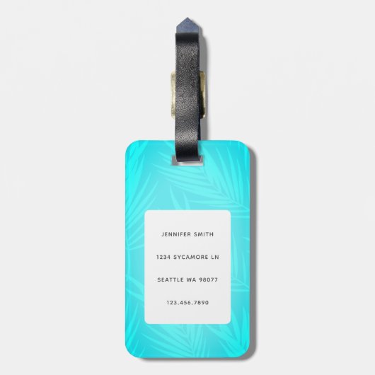 Chihuahua Bagagelabels (Achterkant verticaal)