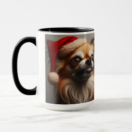 Chihuahua Bah! Humbug Christmas Coffee Mok Cup