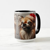 Chihuahua Bah! Humbug Christmas Coffee Mok Cup (Voorkant rechts)