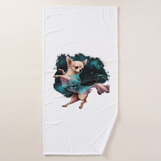 Chihuahua Ballerina Ballet Dansen Badhanddoek (Badhanddoek)
