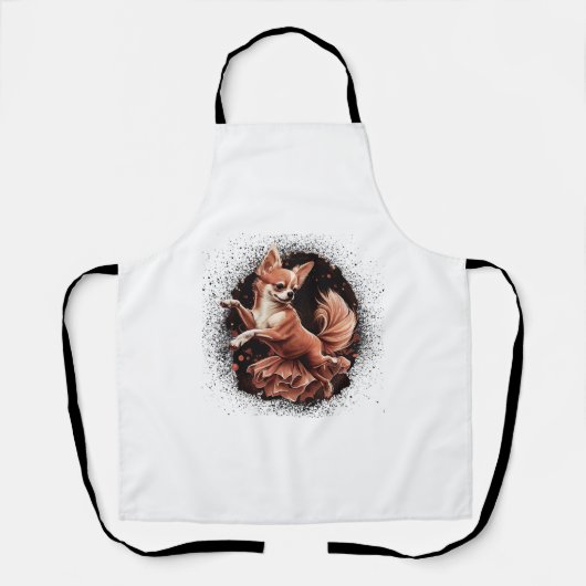 Chihuahua  Ballerina  Ballet  Dansen  Dansen       Schort (Voorkant)
