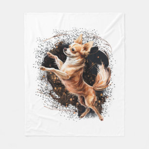 Chihuahua Ballerina Ballet Dansen Fleece Deken
