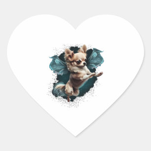 Chihuahua Ballerina Ballet Dansen Hart Sticker