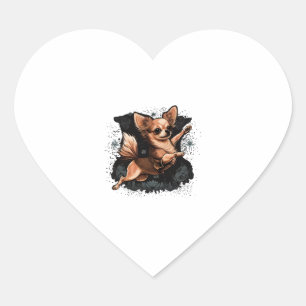 Chihuahua Ballerina Ballet Dansen Hart Sticker