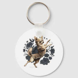 Chihuahua Ballerina Ballet Dansen Sleutelhanger