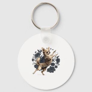 Chihuahua Ballerina Ballet Dansen Sleutelhanger