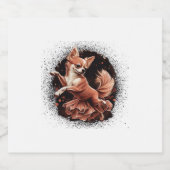 Chihuahua Ballerina Ballet Dansen Sparkling Wijnetiket (Enkel label)