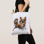 Chihuahua Ballerina Ballet Dansen Tote Bag (Dichtbij)