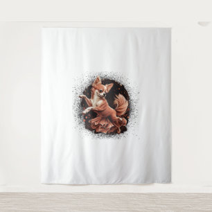 Chihuahua Ballerina Ballet Dansen Wandkleed