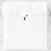 Chihuahua ballon Leuke Hond Chiwawa Grappig Hart Sticker (Tas)