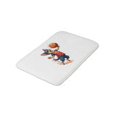 Chihuahua Basketbal Speler Sport Dunk Badmat (Gekanteld)