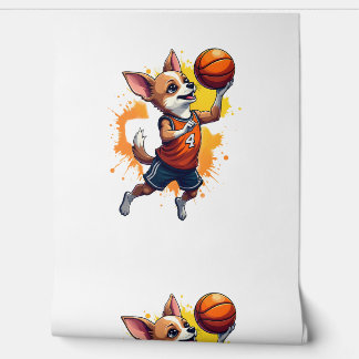 Chihuahua  Basketbal  Speler  Sport  Dunk  Kopie Behang