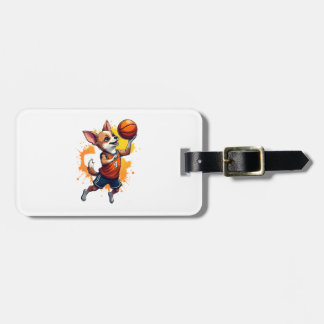 Chihuahua  Basketball  Player  Sport  Dunk  Copy Bagagelabel
