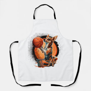 Chihuahua Basketballer Sport Dunk Schort
