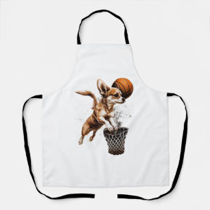 Chihuahua Basketballer Sport Dunk Schort