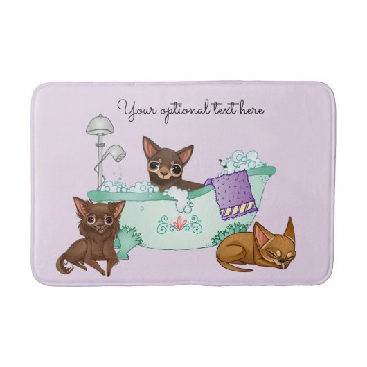 Chihuahua Bath Mat (Voorkant)