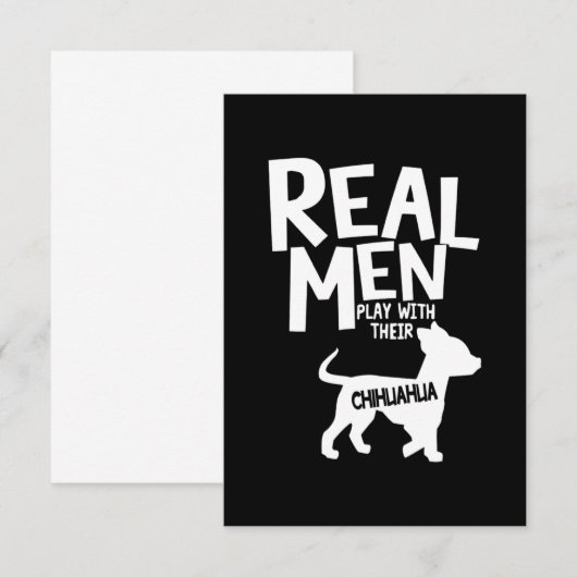 Chihuahua Bedankkaart (Voorkant / Achterkant)