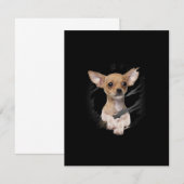 Chihuahua Bedankkaart (Voorkant / Achterkant)