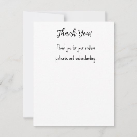 Chihuahua Bedankkaart (Achterkant)